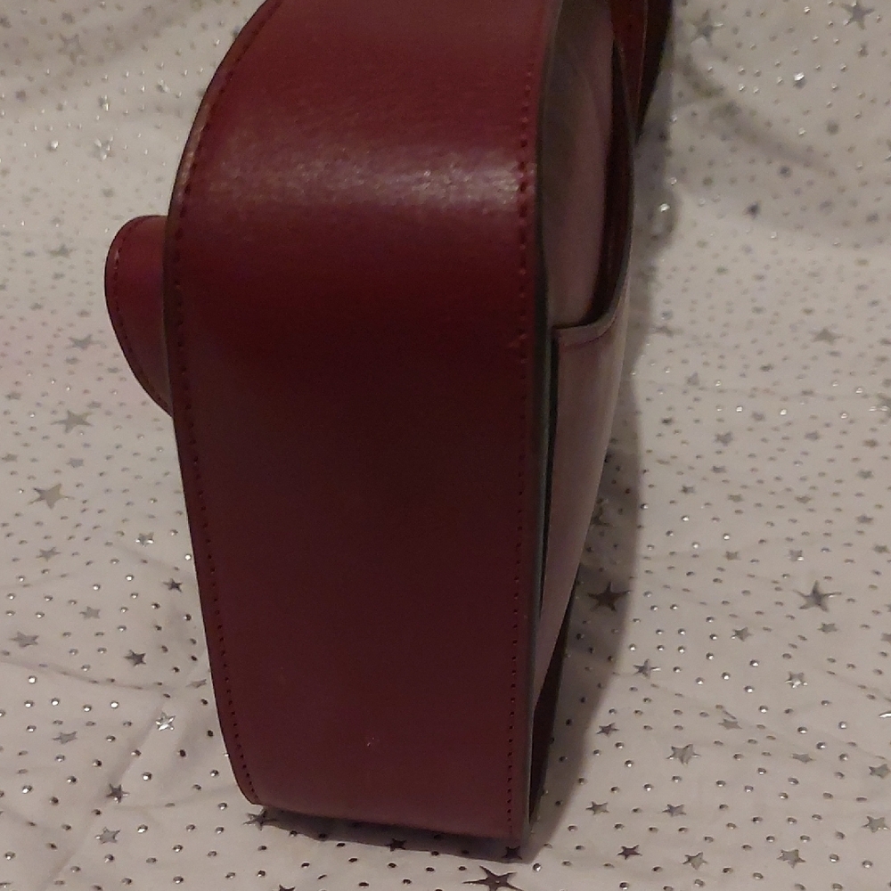 Burgundy Crossbody Bag. Like New - Picture 9 of 12